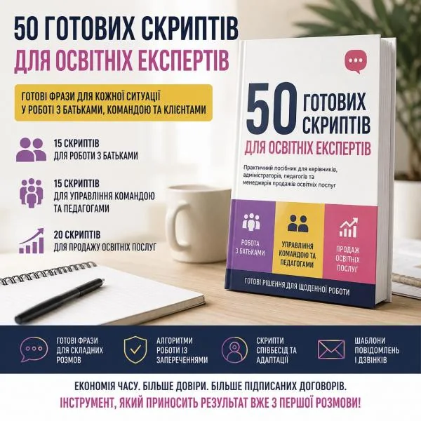 50 скриптів для освітніх експертів